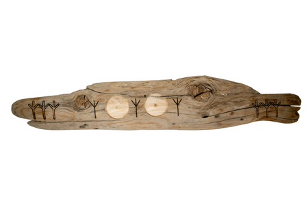 driftwood tealight candle holder