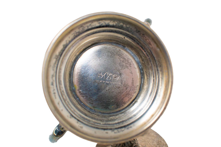 antique incense dish and offering bowl with lid