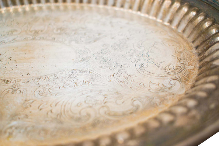 antique offering plate