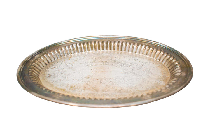 antique offering plate