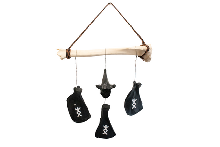 home protection bindrune infant mobile