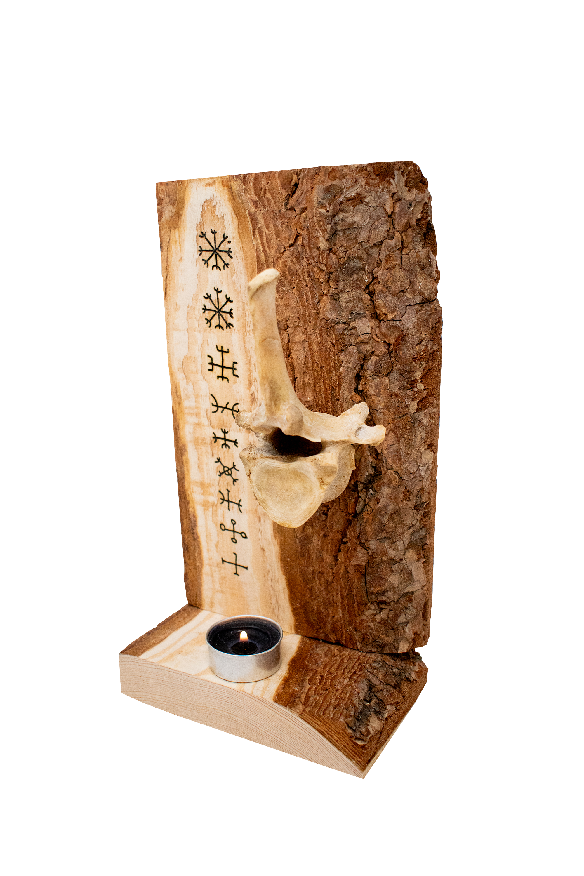 9 helms elk vertebra altar