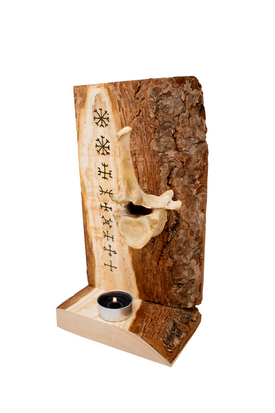 9 helms elk vertebra altar