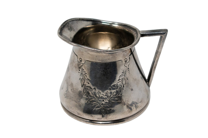 antique floral offering bowl