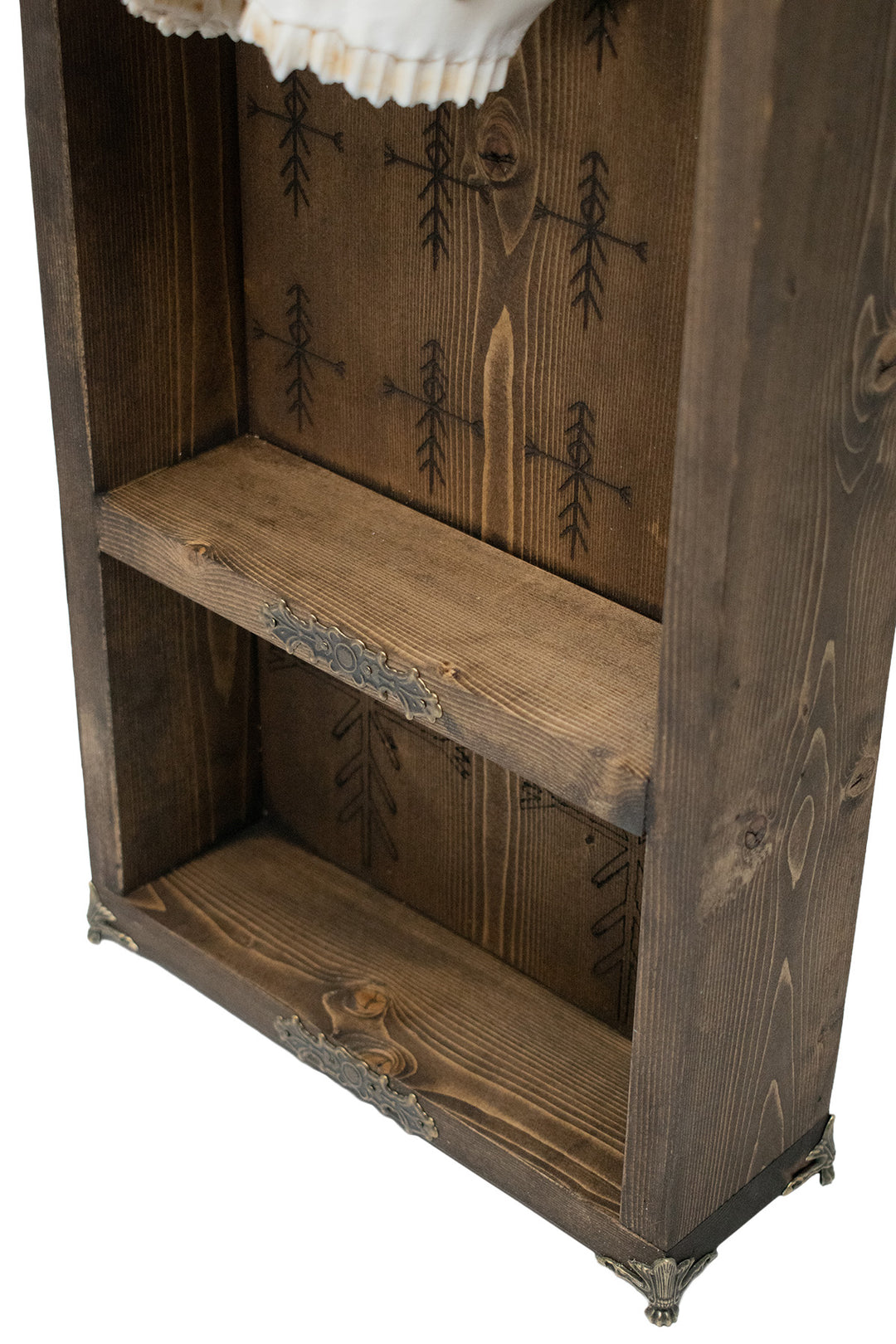 home protection sheep skull altar shelf