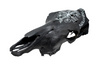 Blackened Cow Skull with Veldismagn Stave and Elder Futhark Runes
