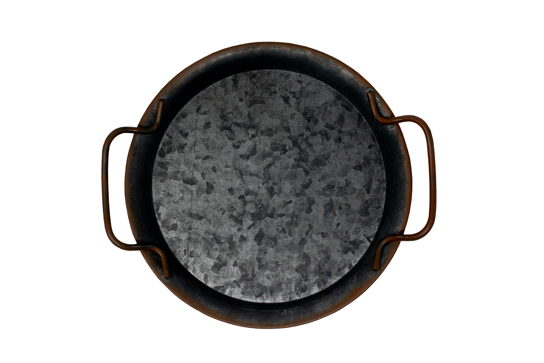 Iron Offering Tray – 8 Inch