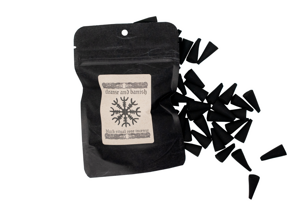 Norse Pagan Cone Incense - 30 Pack Hand Dipped Ritual Offerings