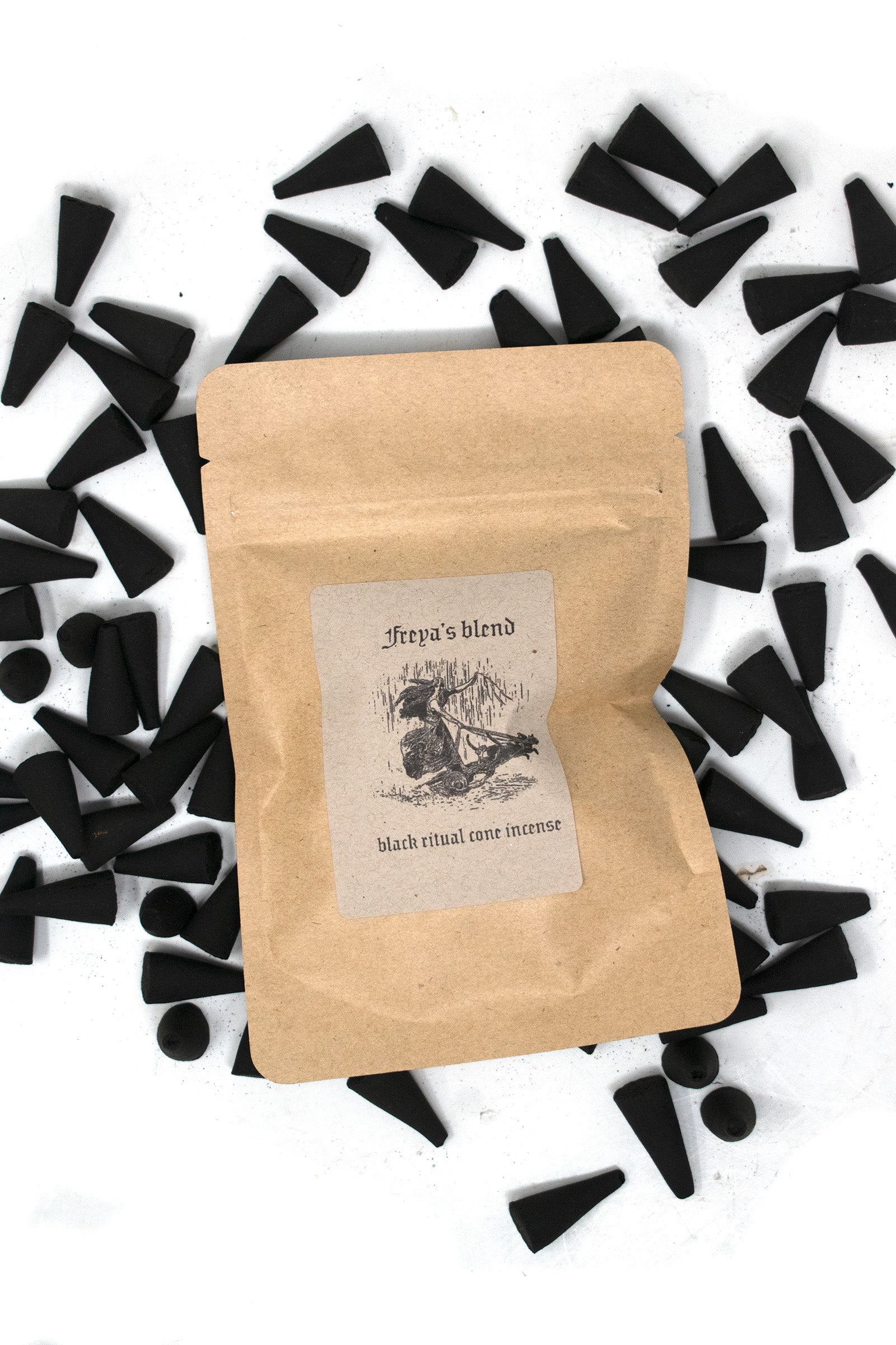 Norse God Ritual Cone Incense – 30 Handmade Cones