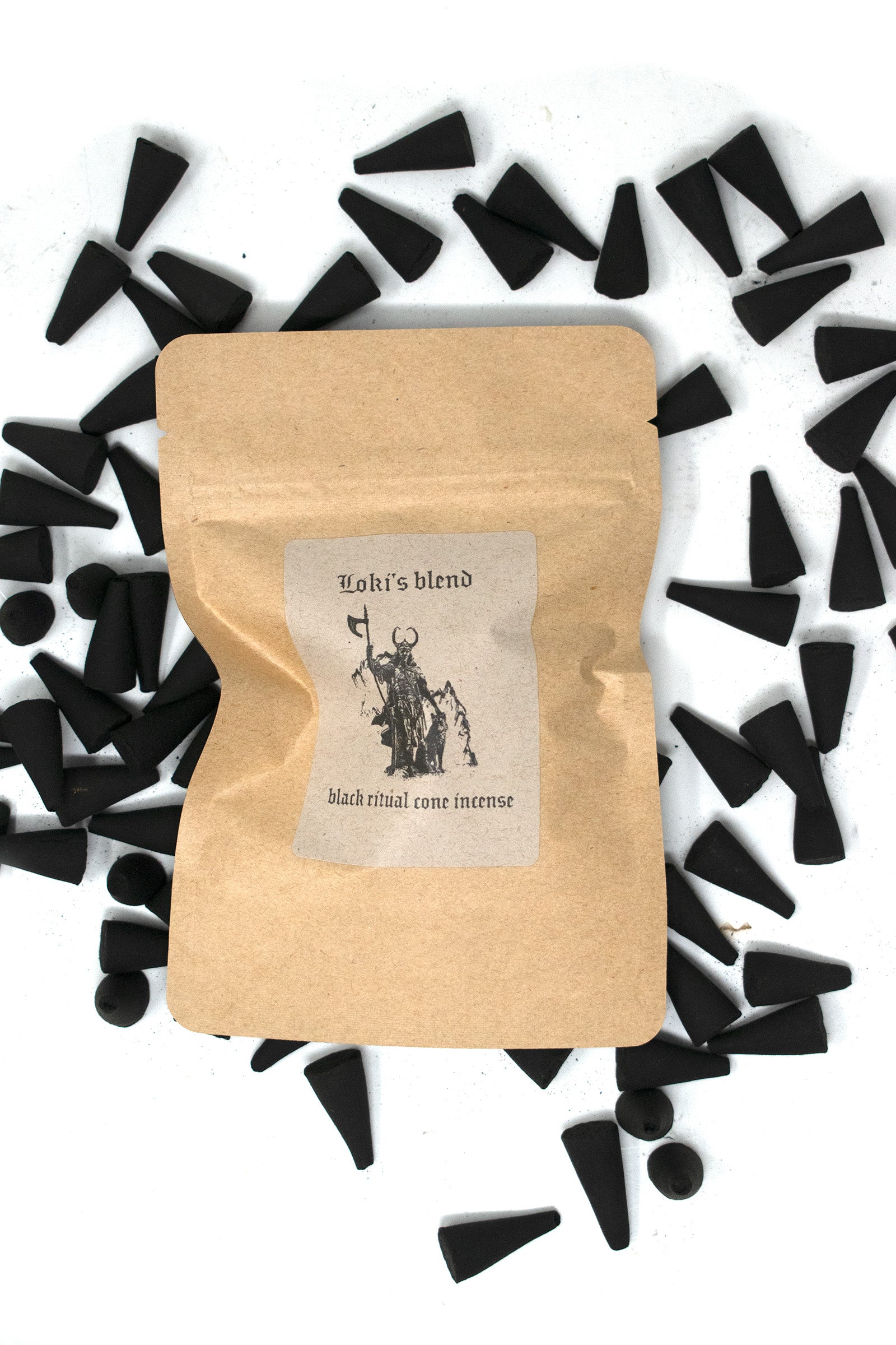 Norse God Ritual Cone Incense – 30 Handmade Cones