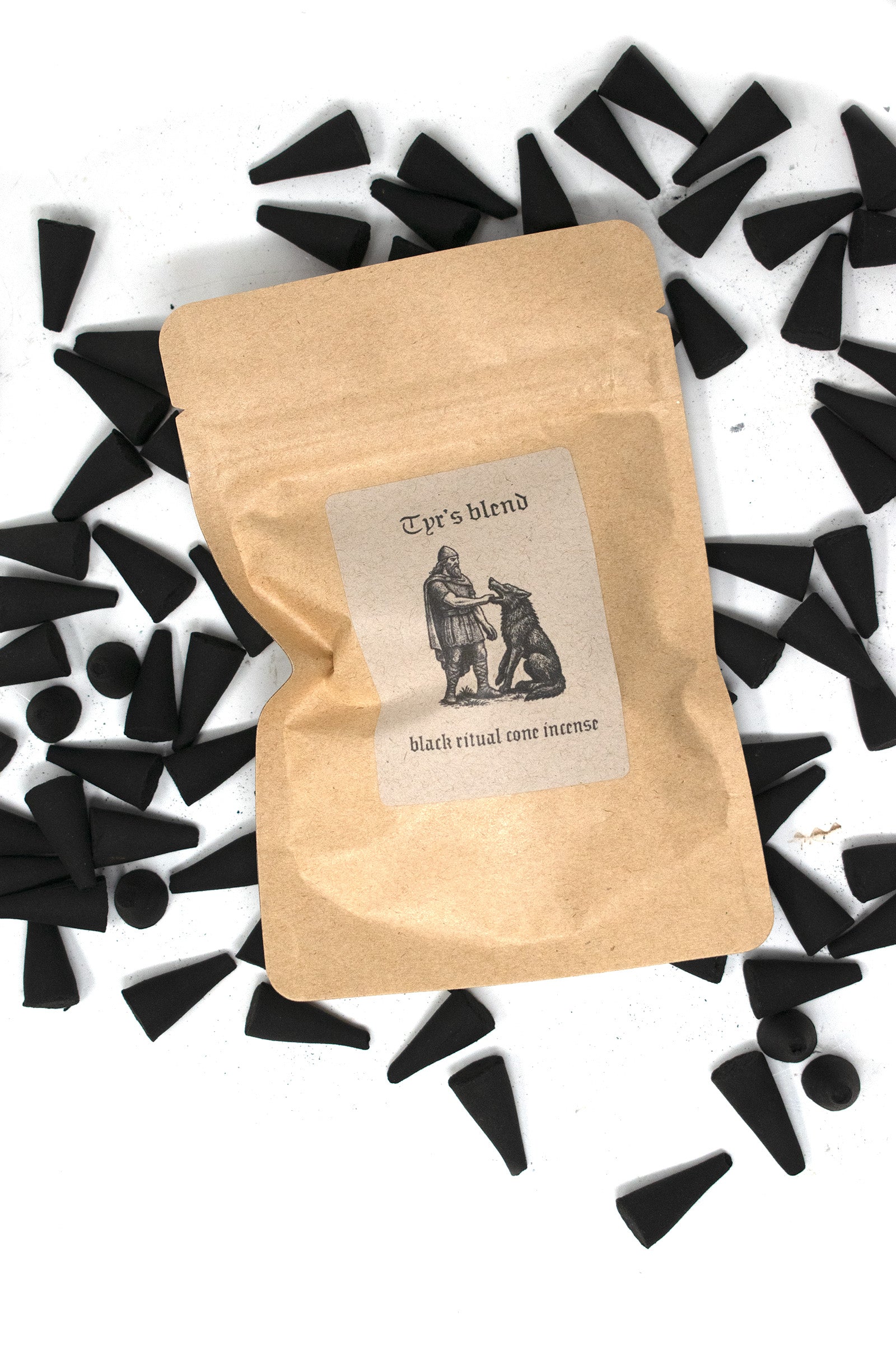 Norse God Ritual Cone Incense – 30 Handmade Cones