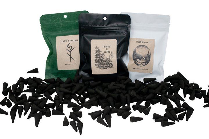 Norse Pagan Cone Incense - 30 Pack Hand Dipped Ritual Offerings