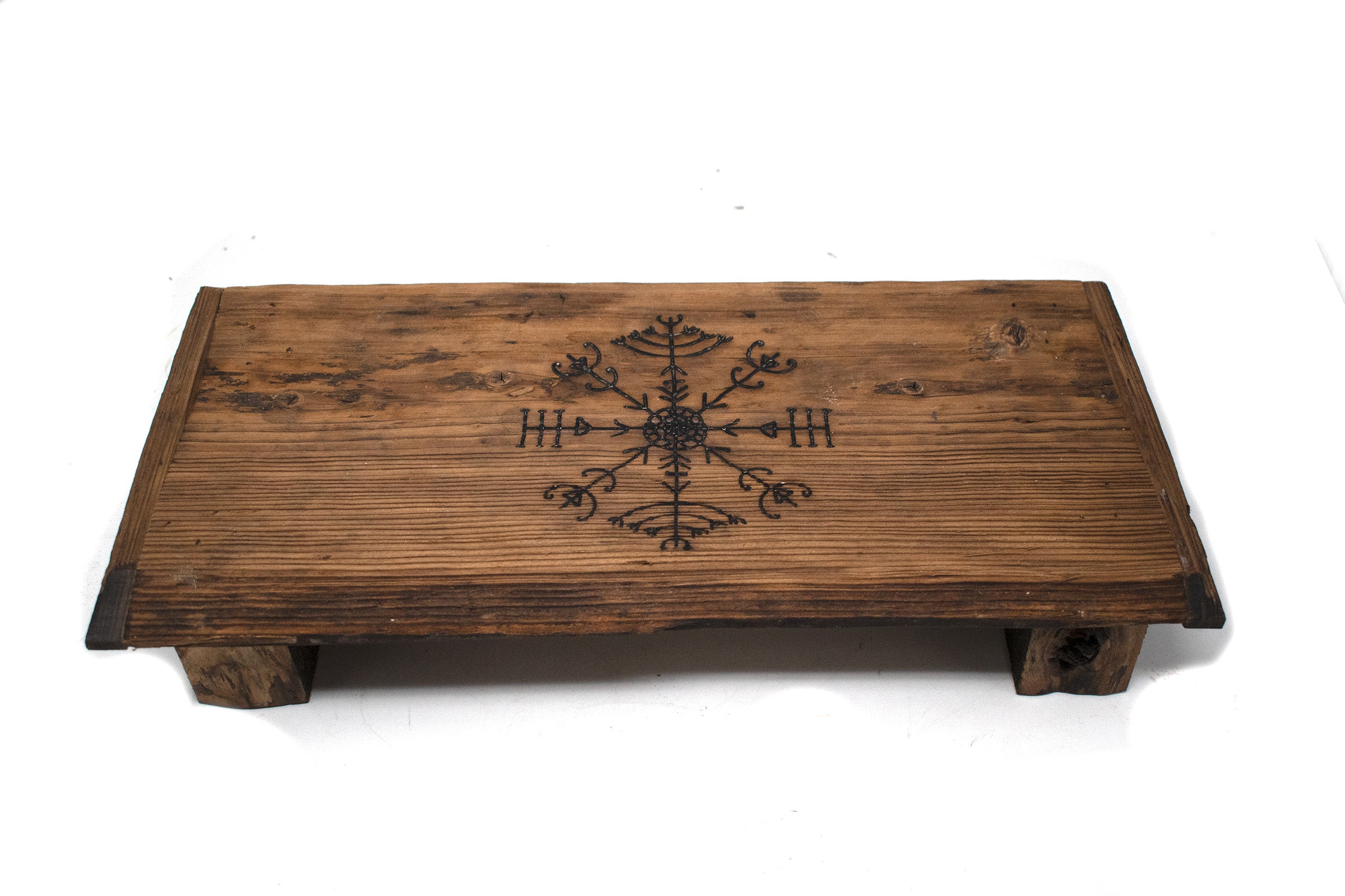 live edge veldismagn altar table
