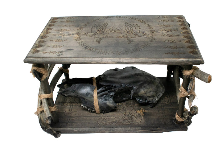 Blackened Odin altar