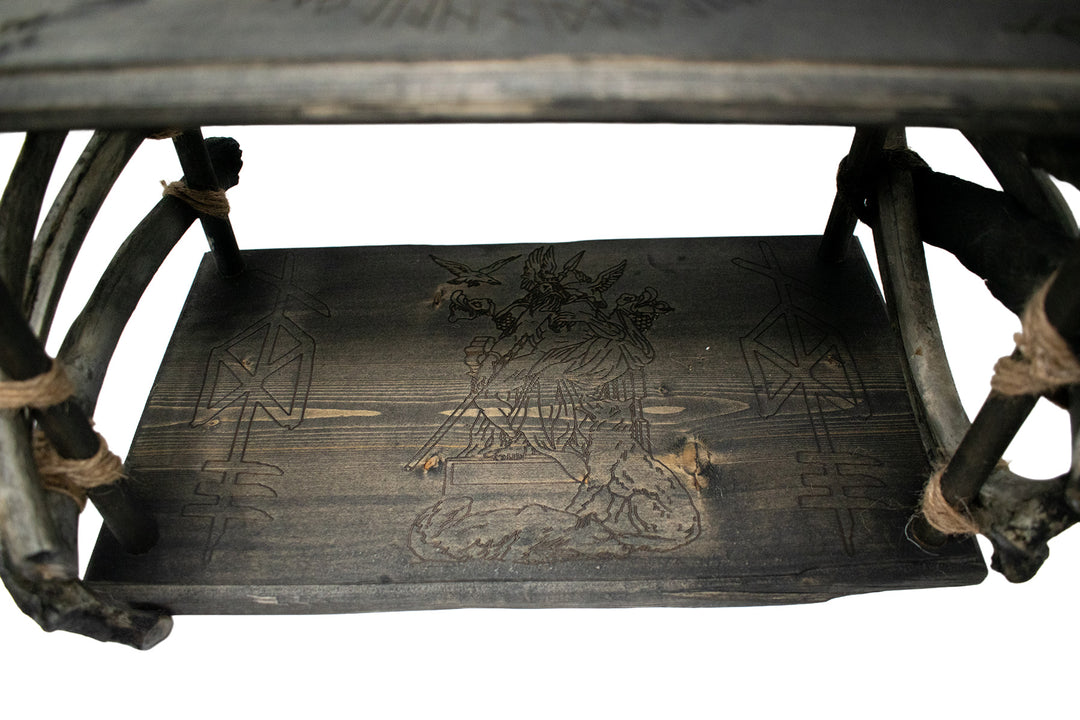 Blackened Odin altar