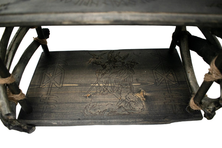 Blackened Odin altar