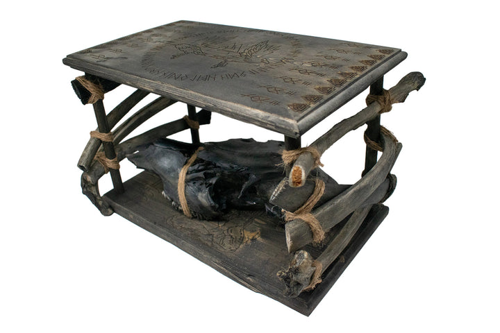 Blackened Odin altar