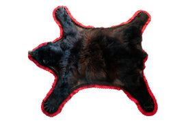 black bear rug