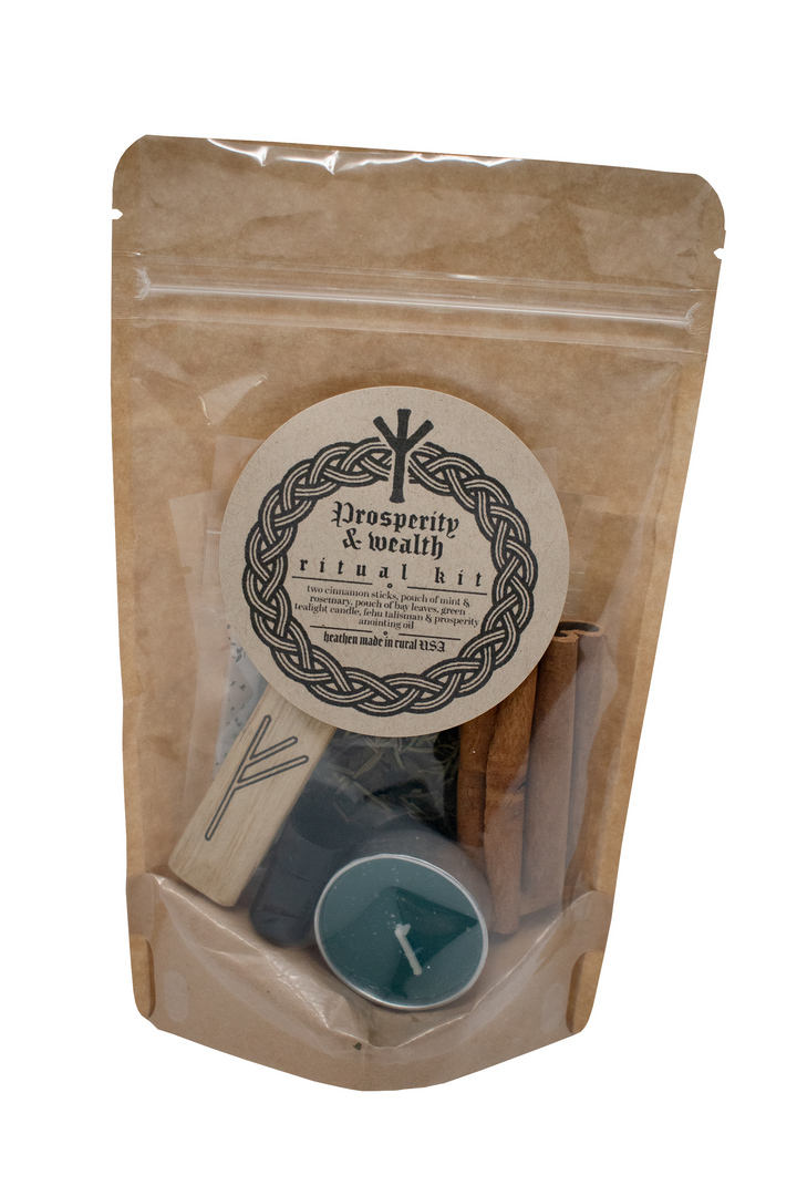 Prosperity & Wealth Ritual Kit with Ritual How-To Guide