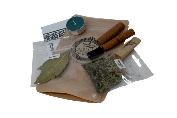 Prosperity & Wealth Ritual Kit with Ritual How-To Guide