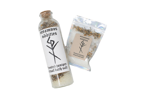 Image of frosted juniper ritual bath salts