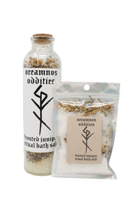 frosted juniper ritual bath salts