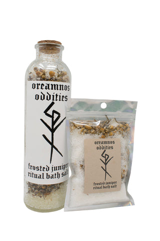Image of frosted juniper ritual bath salts