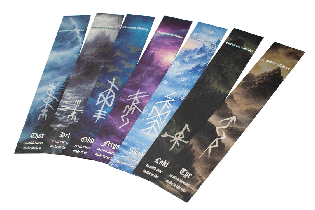 Norse God Ritual Incense – 10 Hand-Dipped Sticks