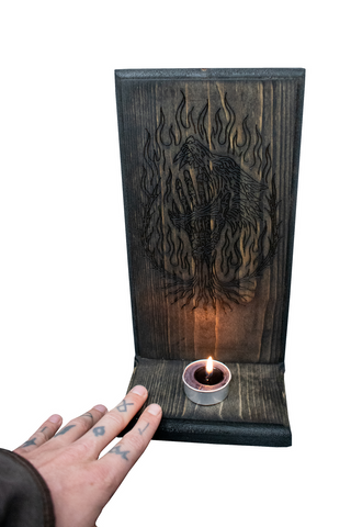 Image of Tyr and Fenrir Altar
