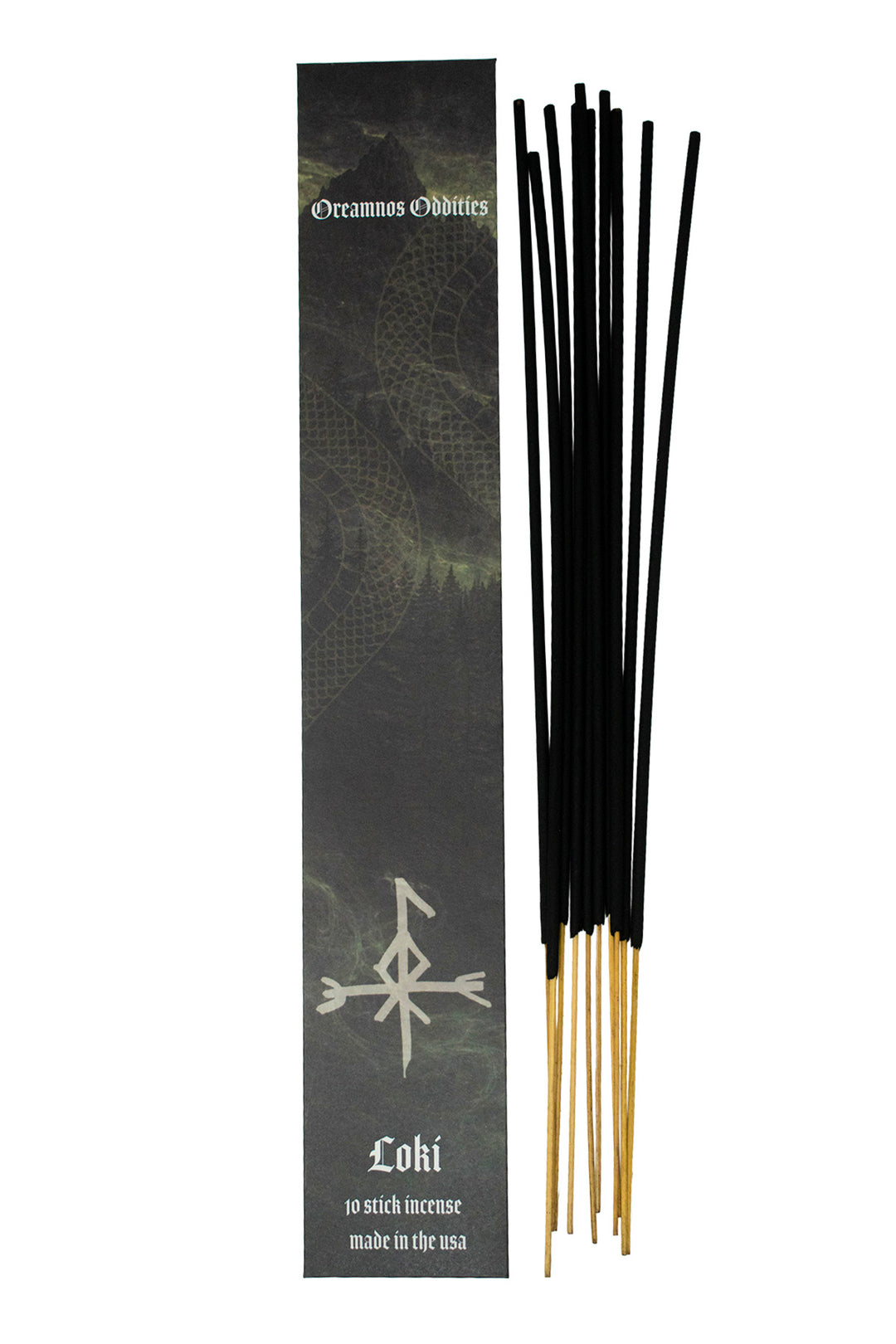 Norse God Ritual Incense – 10 Hand-Dipped Sticks
