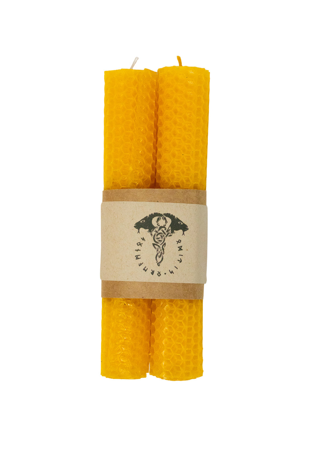 Scented Ritual Beeswax Candles - Two Pack for Norse Pagan Practice