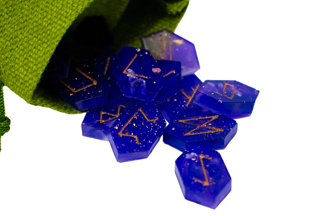 Crystal Style Rune Set with Pouch - Choose Your Crystal