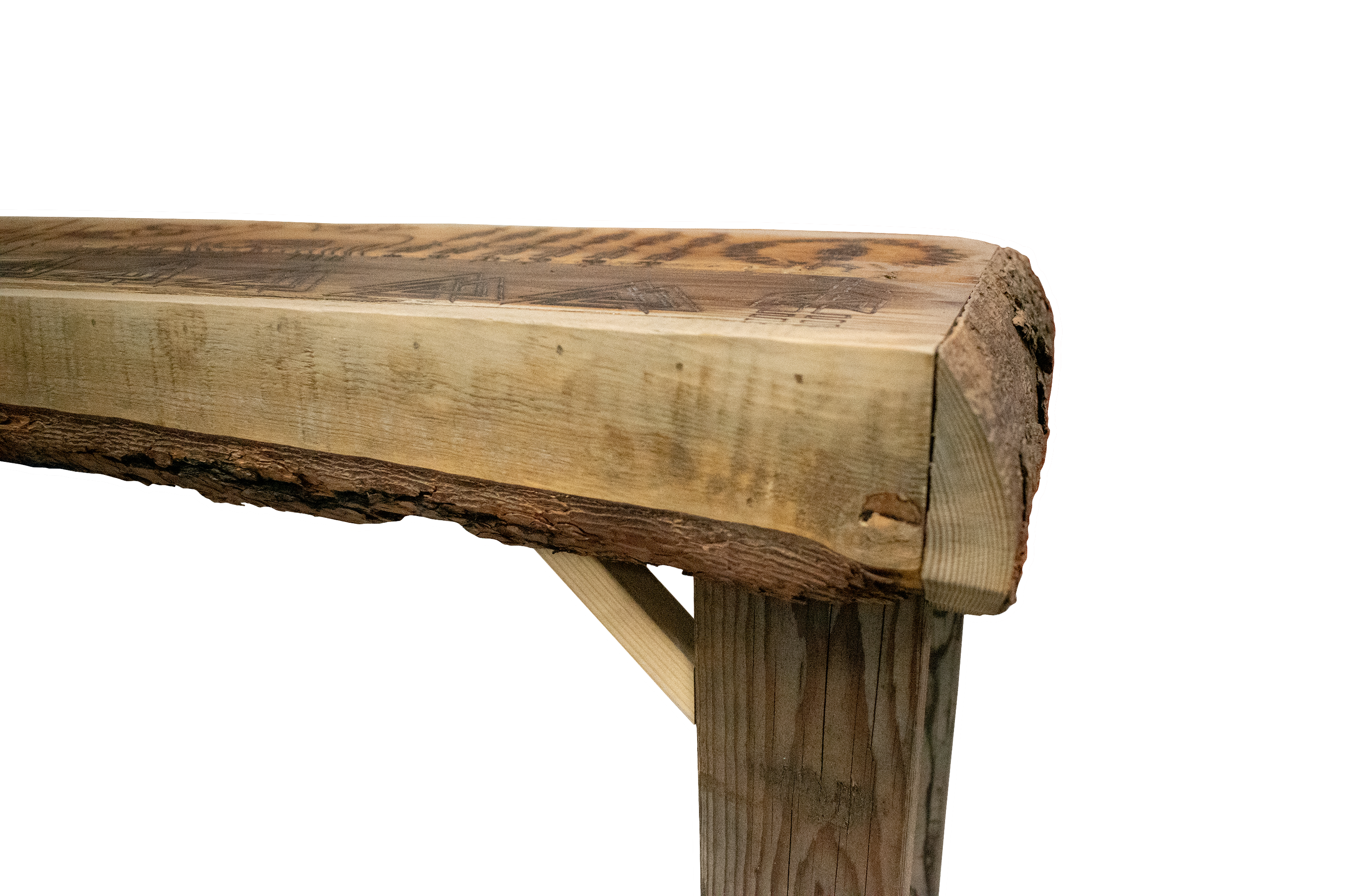 Live Edge Odin Invocation Bench