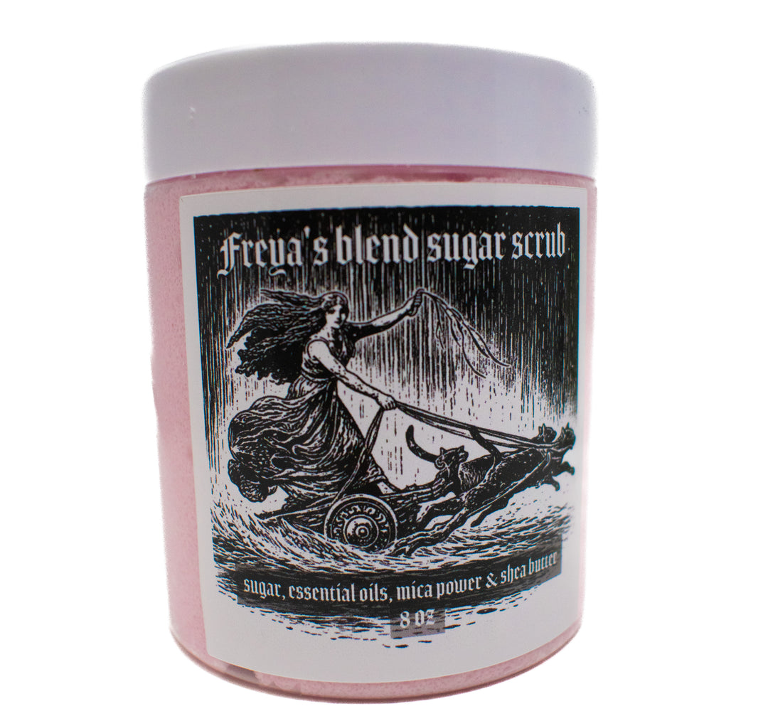 Norse Ritual Sugar Scrub - 8 oz Body Scrub for Cleansing and Energy Work