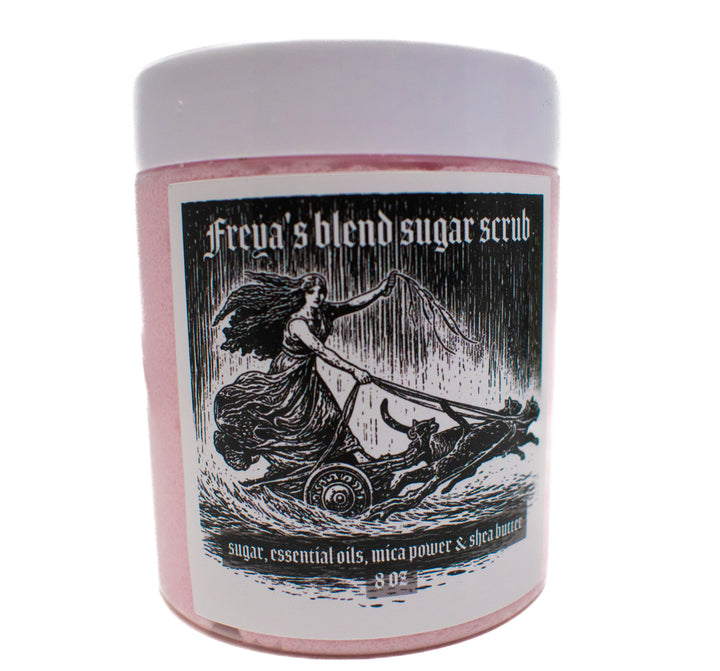 Norse Ritual Sugar Scrub - 8 oz Body Scrub for Cleansing and Energy Work
