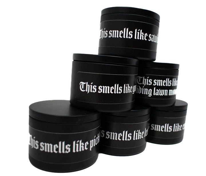 8 oz. Cursed Scent Candle - This Smells Like Exhaust, Pickles, Sawdust and More