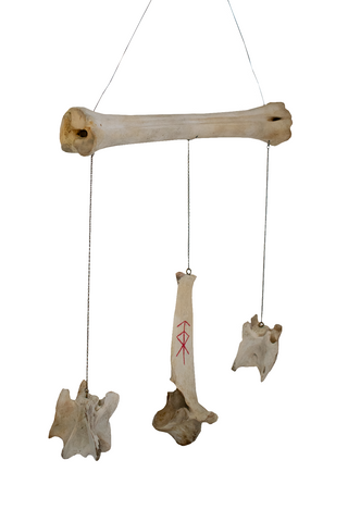 Image of Elk Bone Wind Chime – Home Protection Bindrunes