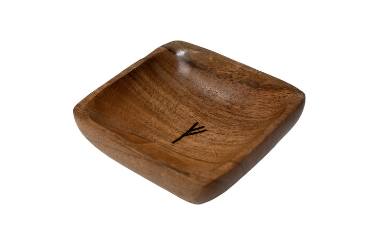 Fehu Rune Wooden Money Bowl