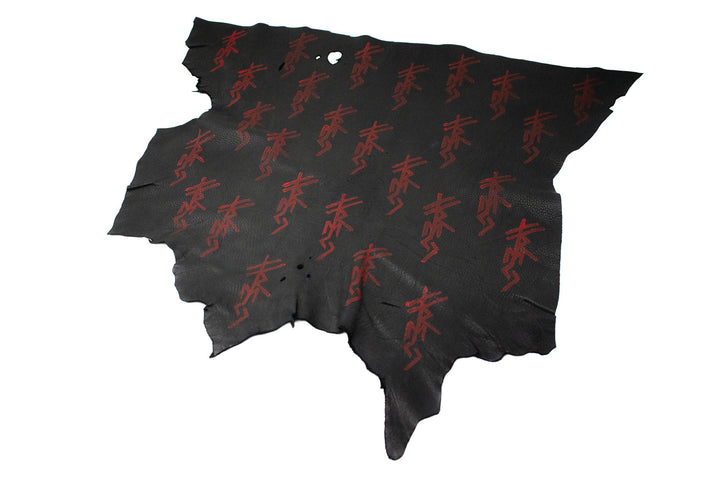 Freya Bindrune Painted Deer Hide Altar Cloth
