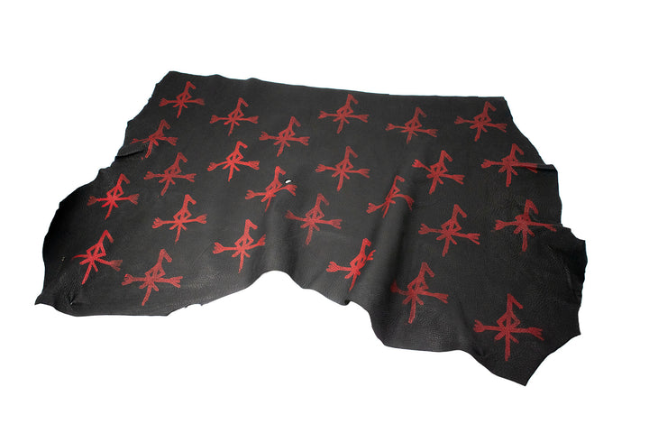 Loki Bindrune Painted Deer Hide Altar Cloth