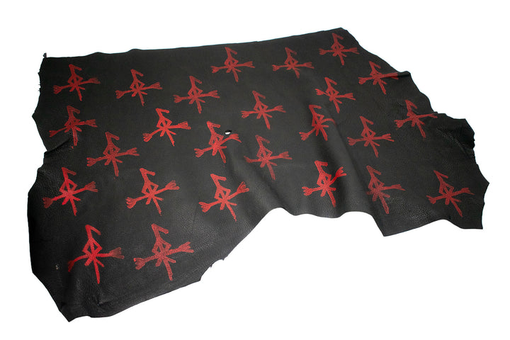Loki Bindrune Painted Deer Hide Altar Cloth