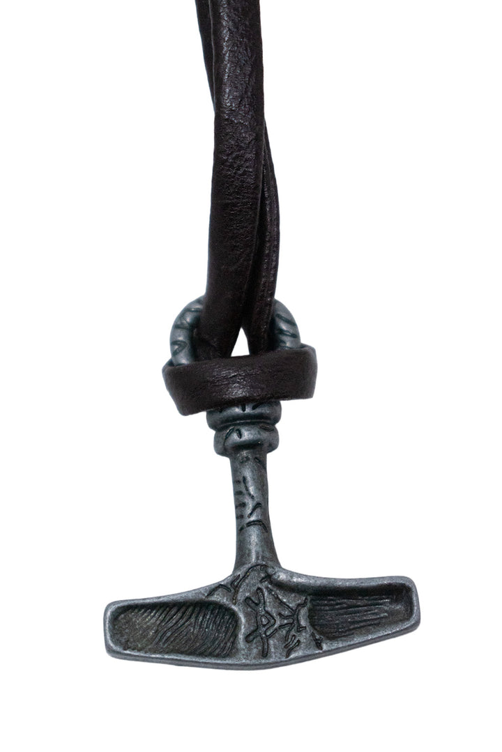 Mjolnir Necklace with Thurisaz Rune