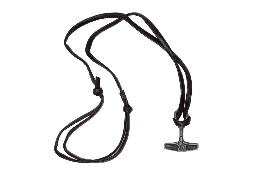 Mjolnir Necklace with Thurisaz Rune