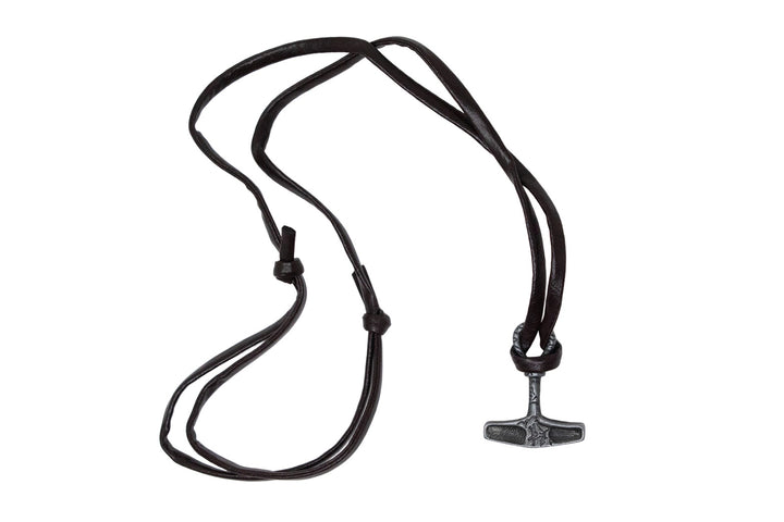 Mjolnir Necklace with Thurisaz Rune