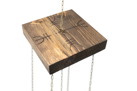 Image of Elk Vertebra Wind Chime with Warding Stave