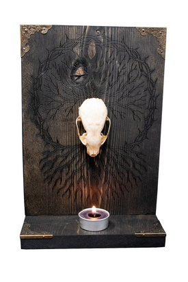 Weasel Skull and Yggdrasil Altar