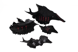 blackened bone talismans