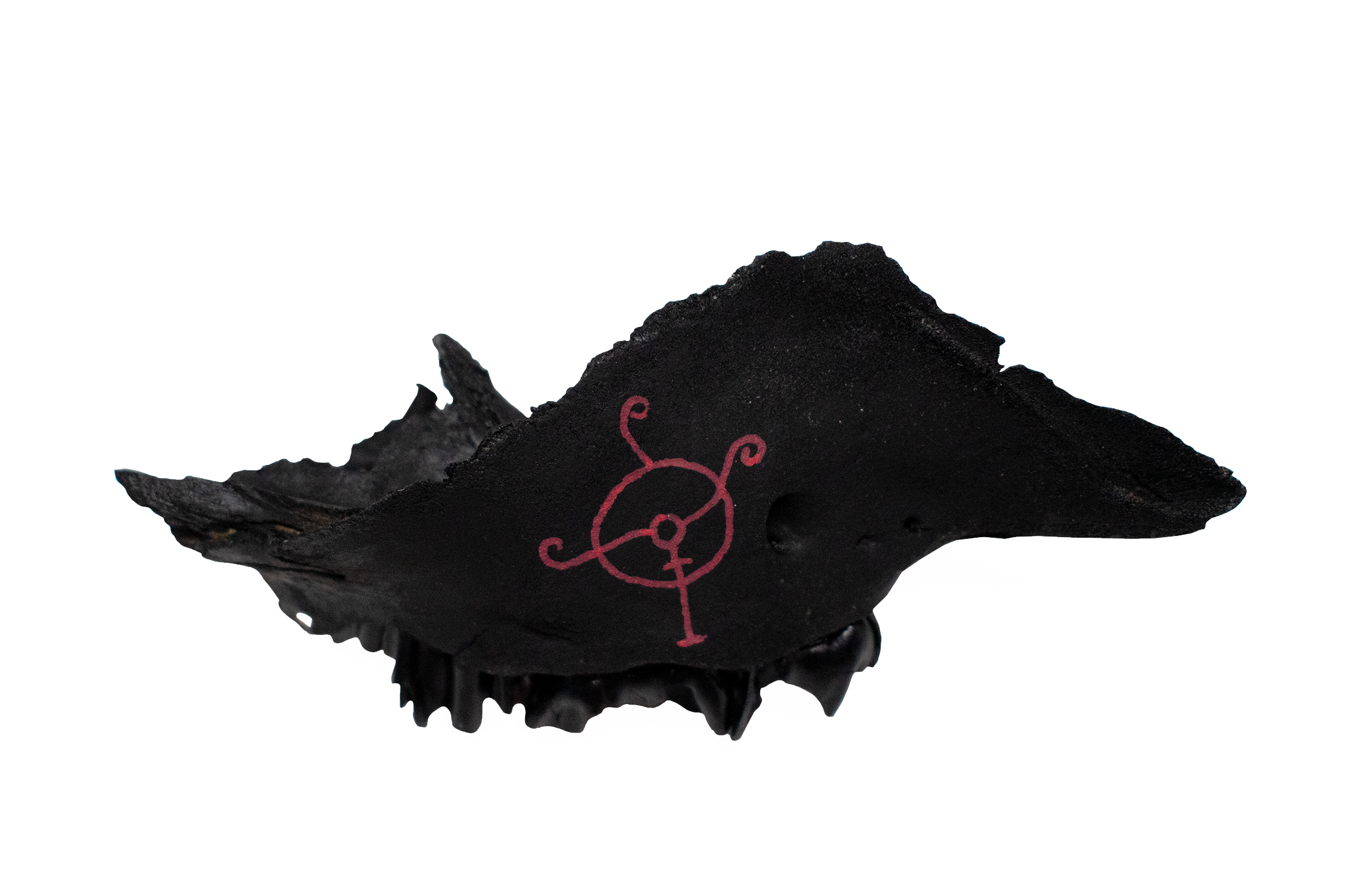 blackened bone talismans