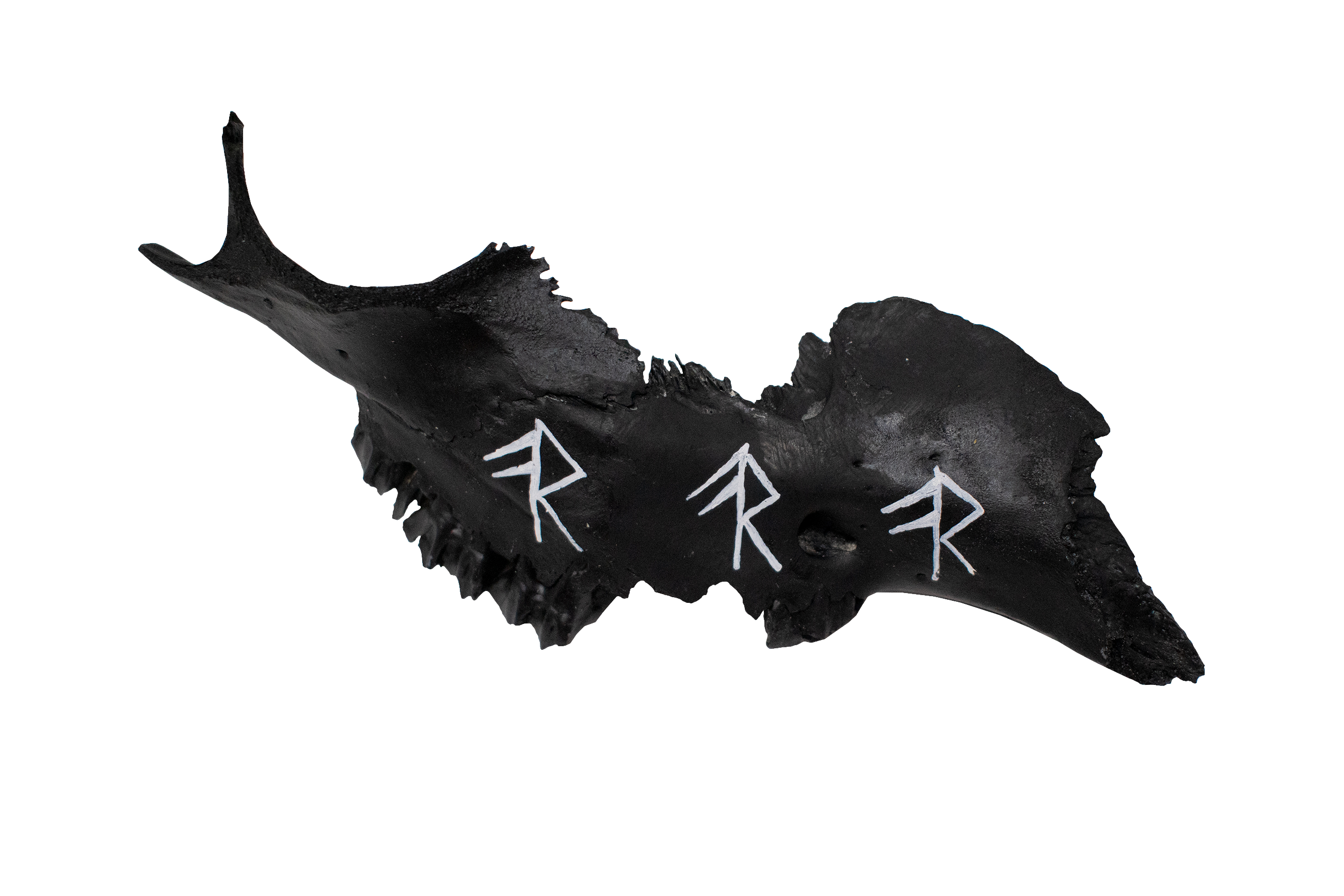 blackened bone talismans