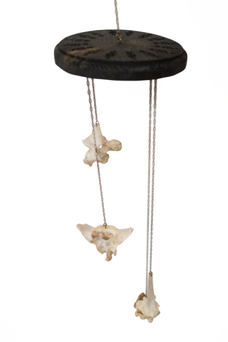 Image of Wind Chime with Odin Invocation Bindrunes